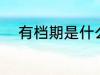 有档期是什么意思 有档期的意思